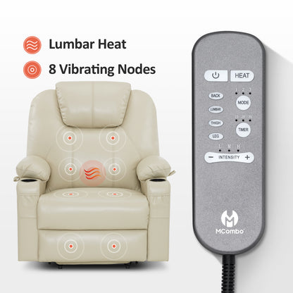 Massage and Heat, Lift Recliner Chair for Elderly