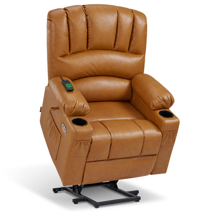 Power Lift Recliner Chair, Massage and Heat, Faux Leather 7095|7099|R7092|R7096