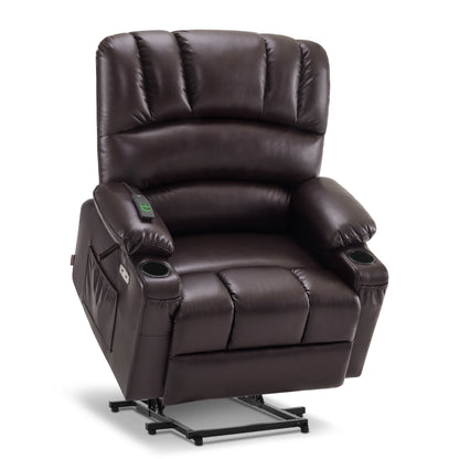 Power Lift Recliner Chair, Massage and Heat, Faux Leather 7095|7099|R7092|R7096