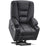 Mcombo Power Lift Recliner Chair with Massage and Heat for Elderly, Extended Footrest, 3 Positions, Lumbar Pillow, Cup Holders, USB Ports, Faux Leather Large(#7539)