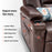Mcombo Power Lift Recliner Chair with Massage and Heat for Elderly, Extended Footrest, 3 Positions, Lumbar Pillow, Cup Holders, USB Ports, Faux Leather Large(#7539)