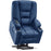 Mcombo Power Lift Recliner Chair with Massage and Heat for Elderly, Extended Footrest, 3 Positions, Lumbar Pillow, Cup Holders, USB Ports, Faux Leather Large(#7539)