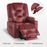 Mcombo Power Lift Recliner Chair with Massage and Heat for Elderly, Extended Footrest, 3 Positions, Lumbar Pillow, Cup Holders, USB Ports, Faux Leather Large(#7539)