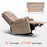 Mcombo Electric Power Lift Recliner Chair with Massage and Heat for Elderly, Extended Footrest, Hand Remote Control, Lumbar Pillow, Cup Holders, USB Ports, Fabric Large(#7549)