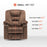 Mcombo Small Power Lift Recliner Chair with Massage and Heat for Short Elderly People, Fabric 7569