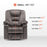 Mcombo Small Power Lift Recliner Chair with Massage and Heat for Short Elderly People, Fabric 7569