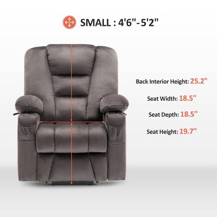 Lift chair sales for short person