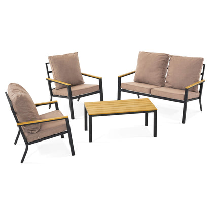 4 Pieces Patio Furniture Sets, PF05