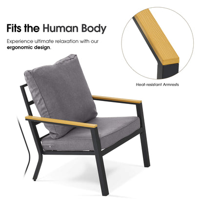4 Pieces Patio Furniture Sets, PF05