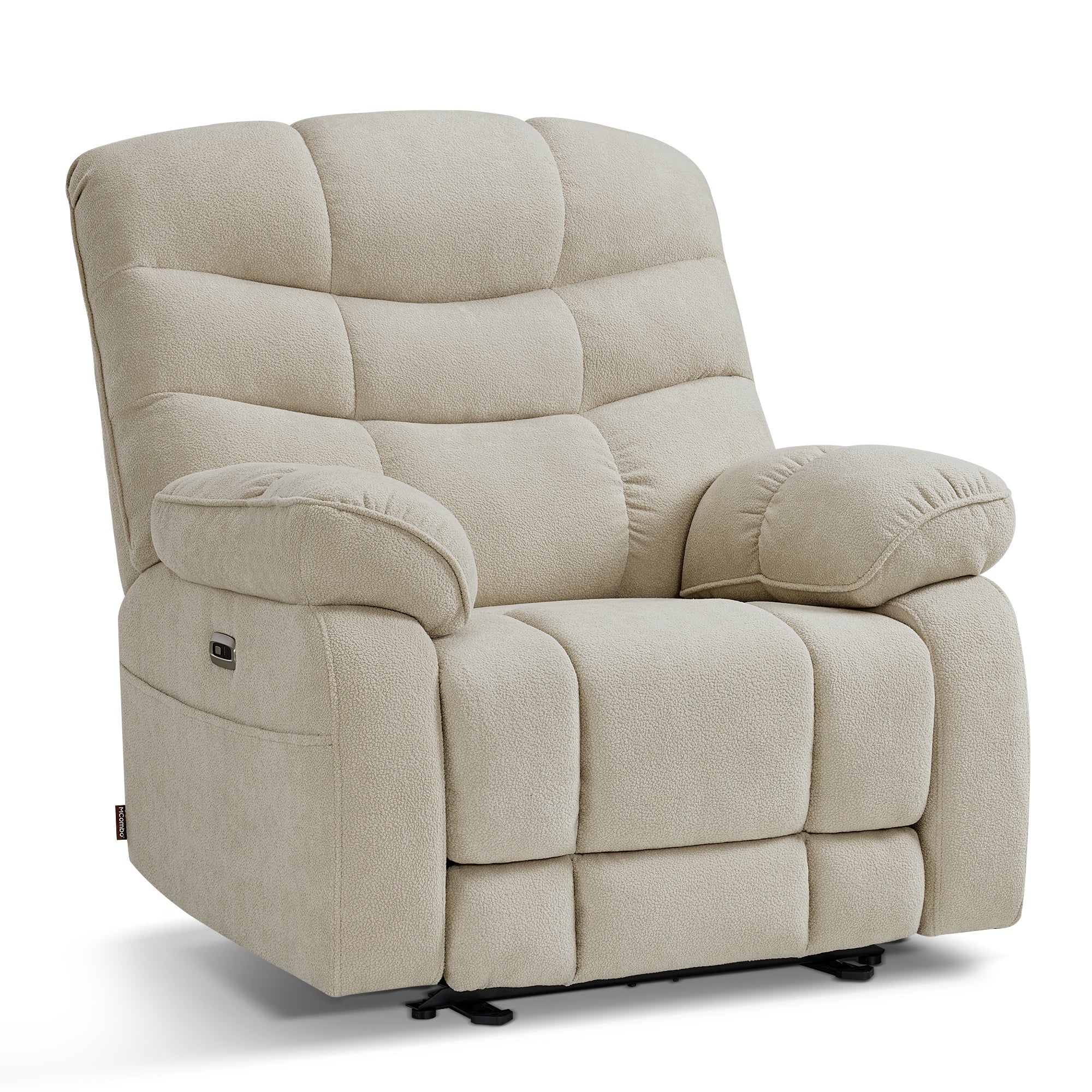 Oversized Power Recliner Chair for Big People, Zero Gravity Power
