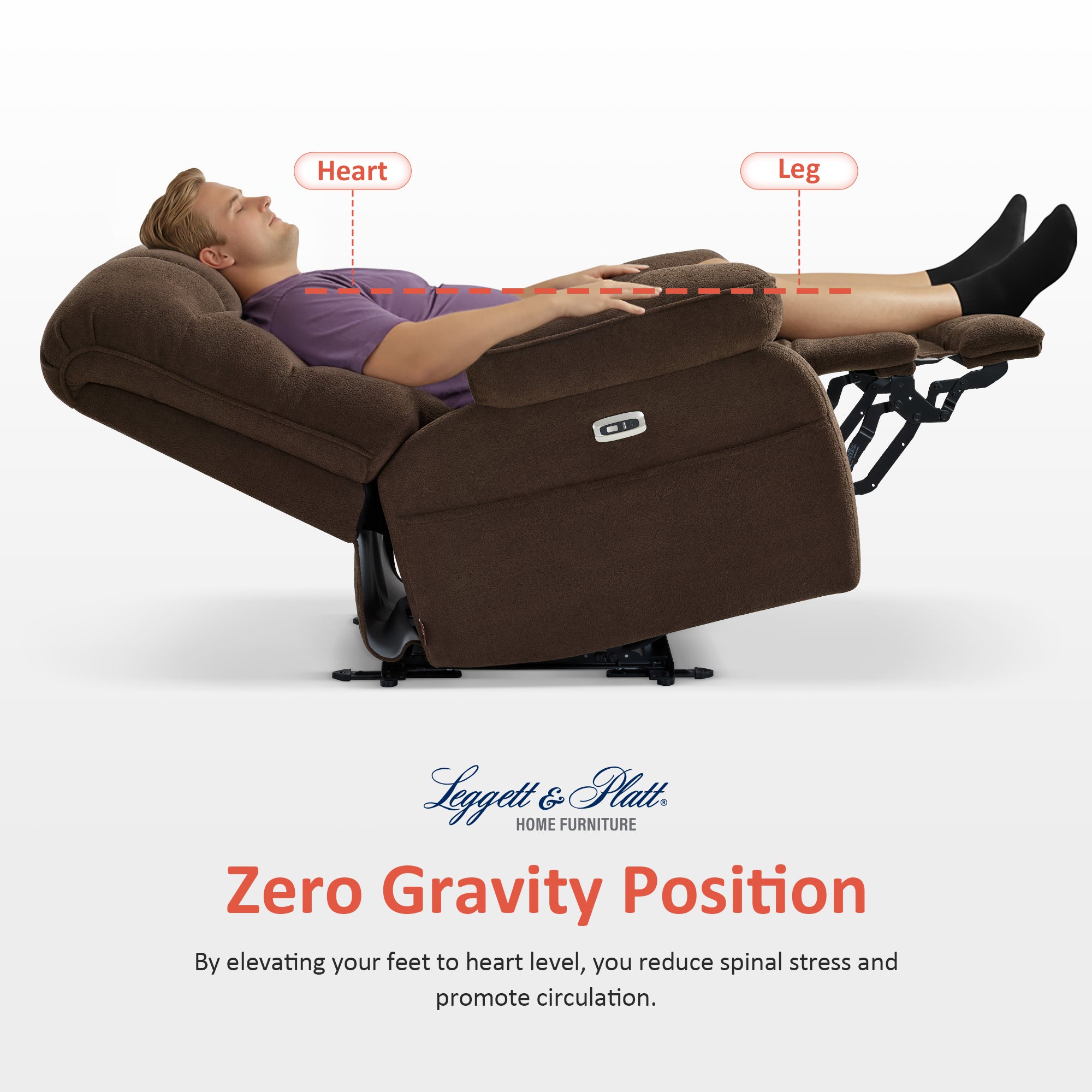 Oversized Power Recliner Chair for Big People, Zero Gravity Power Recliner Chair, USB & Type C Charge Ports, for Living Room, Office, Fabric PR677