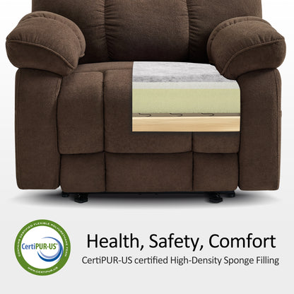 Oversized Power Recliner Chair for Big People, Zero Gravity Power Recliner Chair, USB & Type C Charge Ports, for Living Room, Office, Fabric PR677