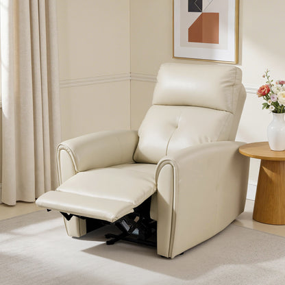 Zero Wall Hugger Recliners Chair for small space, Faux Leather PR699