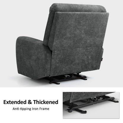 MCombo Power Recliner Chair Oversized 400 Pounds, Electric Recliner Chairs for Adults, Oversized Recliner Sofa Chair for Home, Living Room, Bedroom OE675 (Recommended Height: 5'5"-6'1")