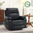 MCombo Small-Wide Power Lift Recliner Chair with Massage and Heat for Short People, Faux Leather R7410