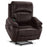 MCombo Small-Wide Power Lift Recliner Chair with Massage and Heat for Short People, Faux Leather R7410