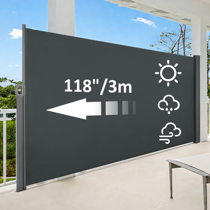 Retractable Side Awning for Patio and Balcony, SA705|SA726|SA737|SA748