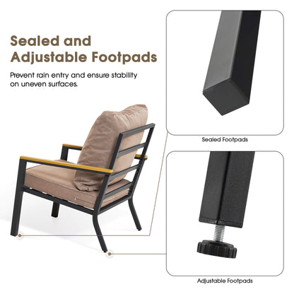 4 Pieces Patio Furniture Sets, PF05