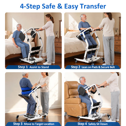 Sit to Stand Lift for Elderly, Patient Lift Chair Transport, STA680