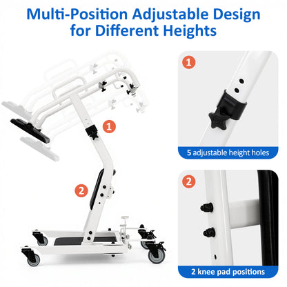 Sit to Stand Lift for Elderly, Patient Lift Chair Transport, STA680