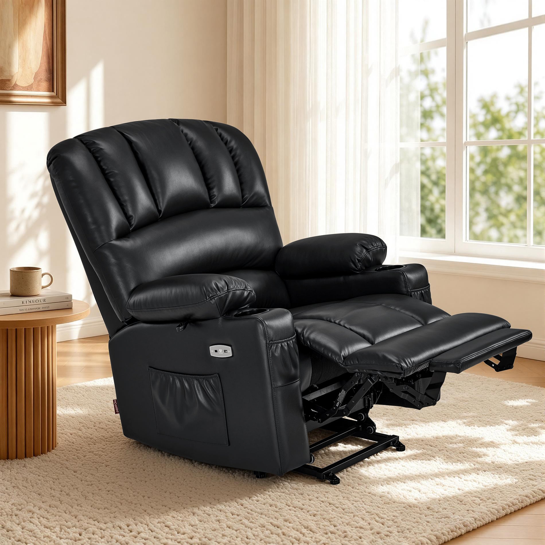 Power Lift Recliner Chair, Massage and Heat, Faux Leather 7095|7099|R7092|R7096