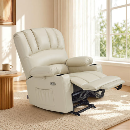 Power Lift Recliner Chair, Massage and Heat, Faux Leather 7095|7099|R7092|R7096