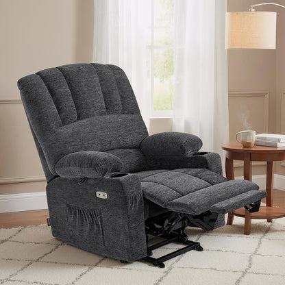 Power Lift Recliner Chair, Massage and Heat, Fabric 7095|7099|R7092|R7096