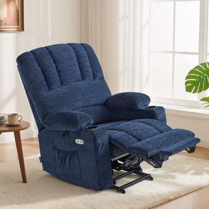 Power Lift Recliner Chair, Massage and Heat, Fabric 7095|7099|R7092|R7096