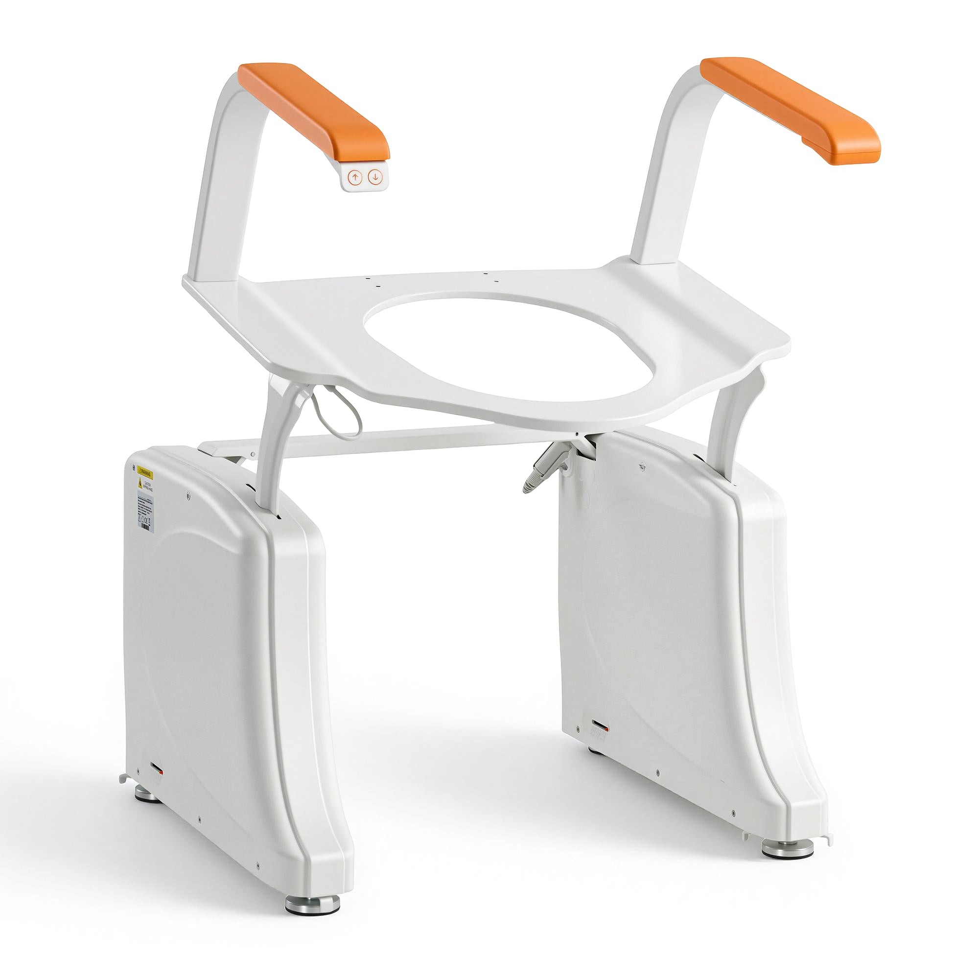 Dual Motor Power Toilet Seat Lift for Elderly, 350lbs, TL377CW