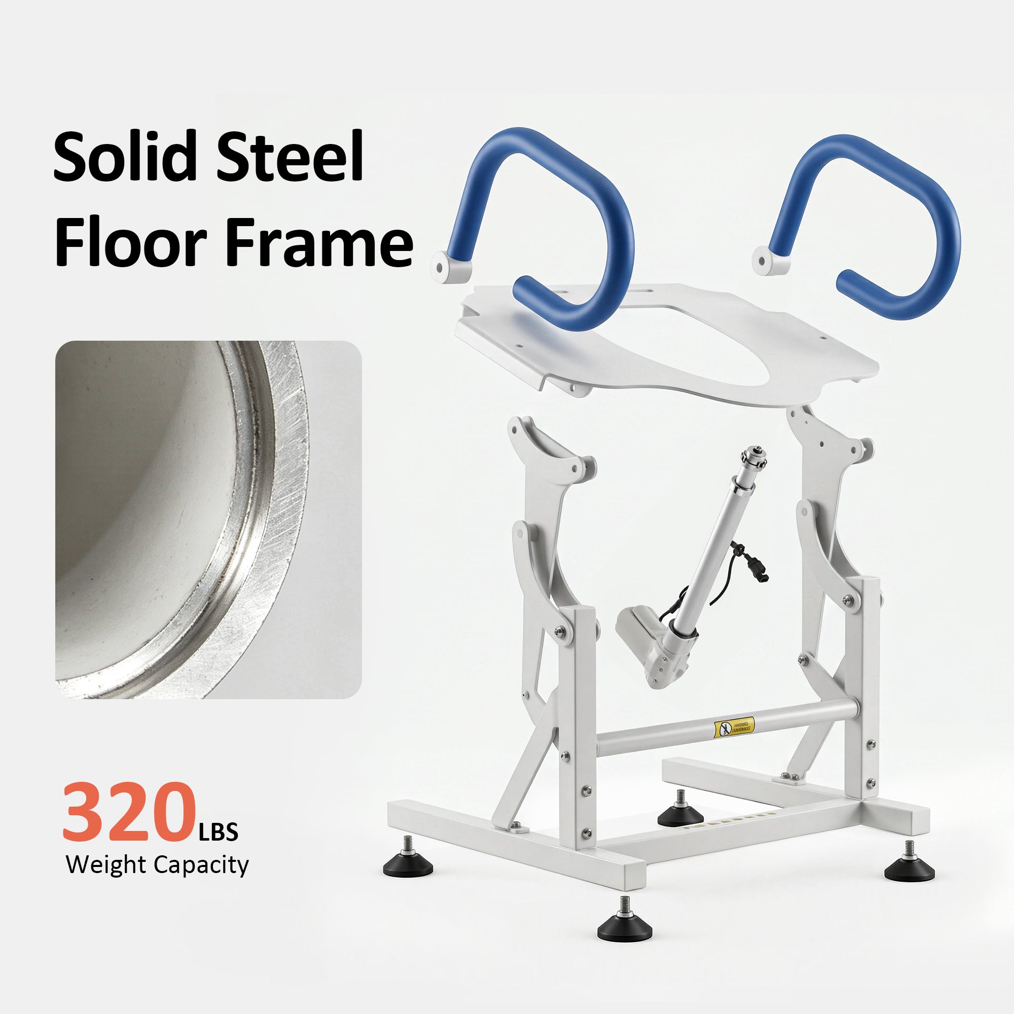Electric Toilet Seat Lift for Elderly and Disabled, SEC212W