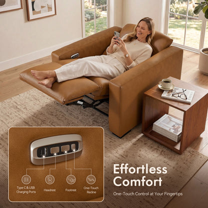 Wall Hugger Zero Gravity Power Recliner, Faux Leather ST280