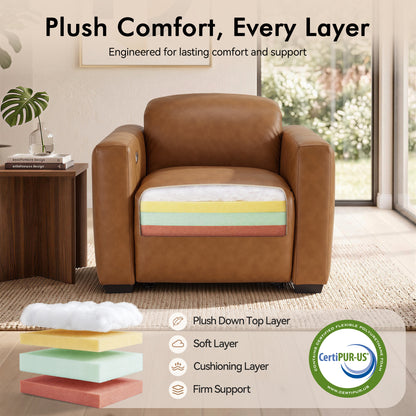 Wall Hugger Zero Gravity Power Recliner, Faux Leather ST280