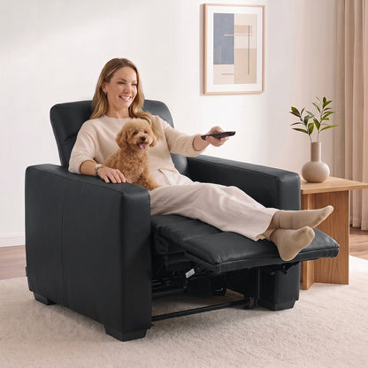 Wall Hugger Zero Gravity Power Recliner, Faux Leather ST280