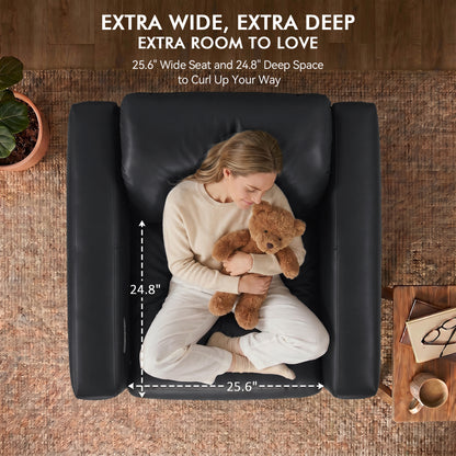 Wall Hugger Zero Gravity Power Recliner, Faux Leather ST280