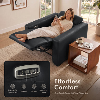 Wall Hugger Zero Gravity Power Recliner, Faux Leather ST280