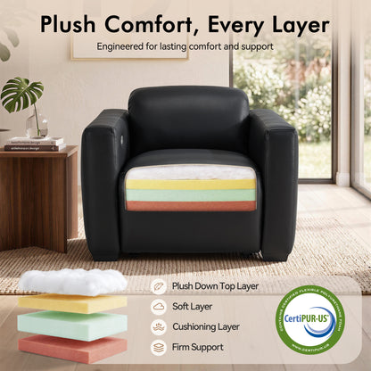 Wall Hugger Zero Gravity Power Recliner, Faux Leather ST280