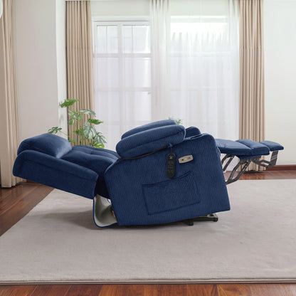Power Lift Recliner Chair, Triple Motor, Massage and Heat, Fabric 7661|7662|7664