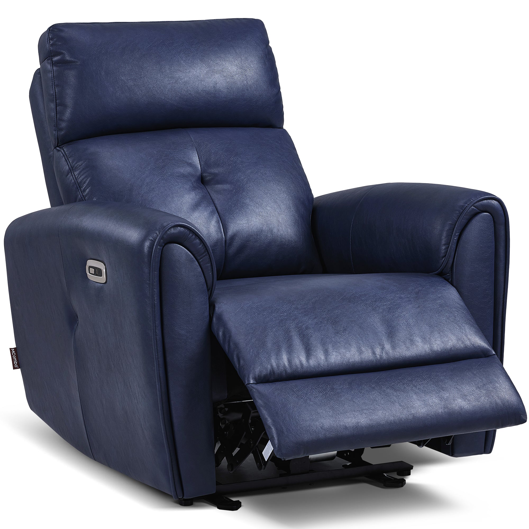 Zero Wall Hugger Recliners Chair for small space, Faux Leather PR699