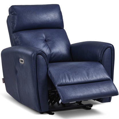 Zero Wall Hugger Recliners Chair for small space, Faux Leather PR699