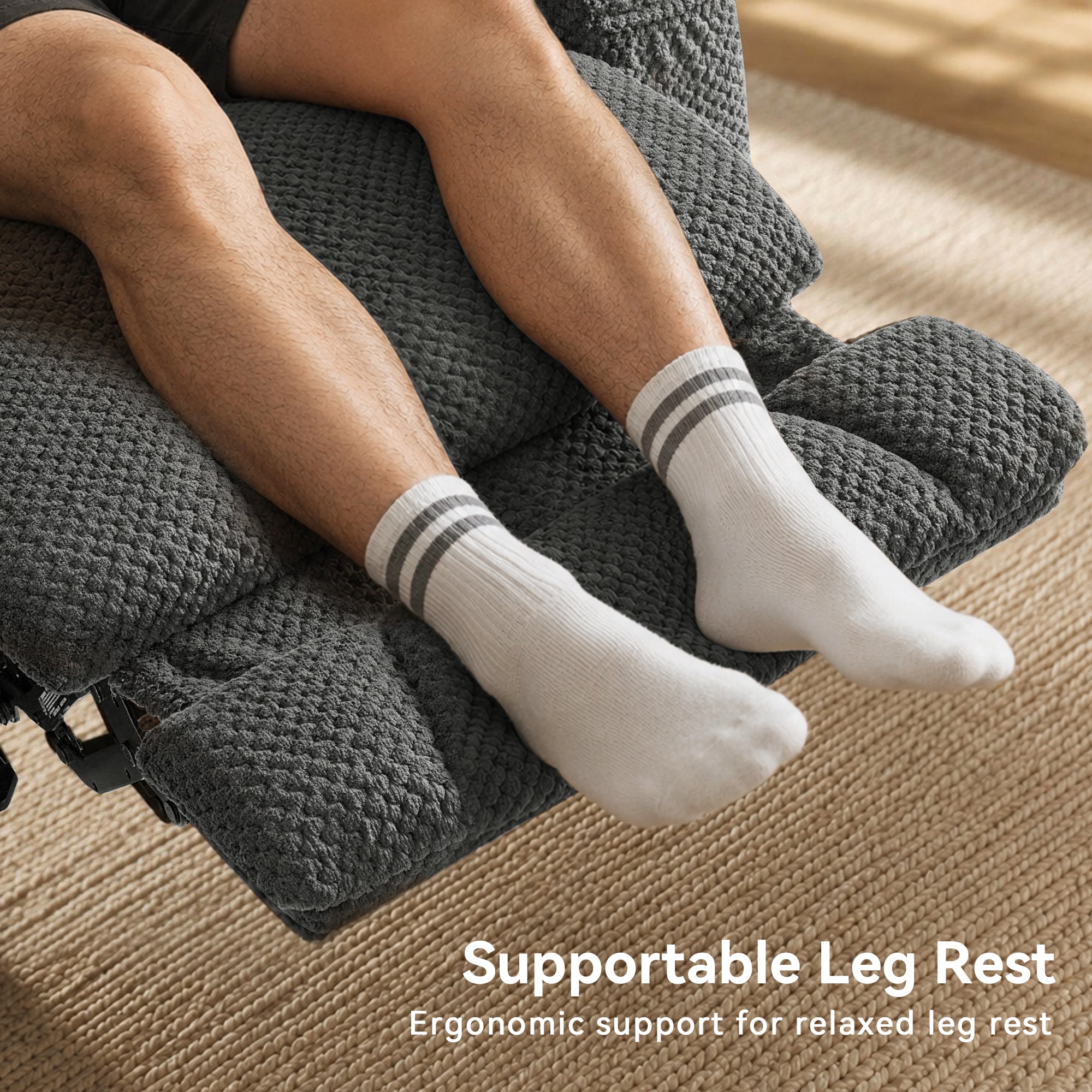 Power Recliner Chair with Massage and Heat, Fabric 8015|8017