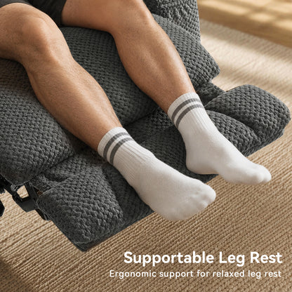 Power Recliner Chair with Massage and Heat, Fabric 8015|8017