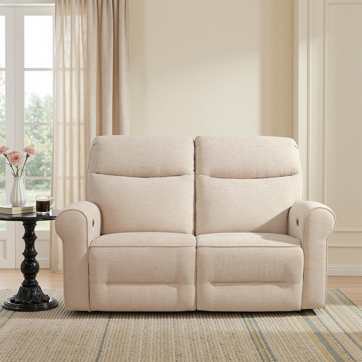 Wall Hugger Power Reclining Loveseat, Farbic PR635M1