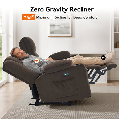 75 in Reclining Loveseat Recliner with Storage Console 6034M2