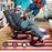 Mcombo Swiveling Recliner Chair with Wrapped Wood Base and Matching Ottoman Footrest, Furniture Casual Chair, Faux Leather 9019