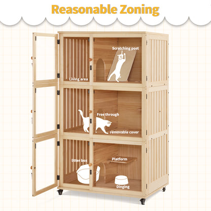 Cat House Villa for Cats/Kittens, CT32