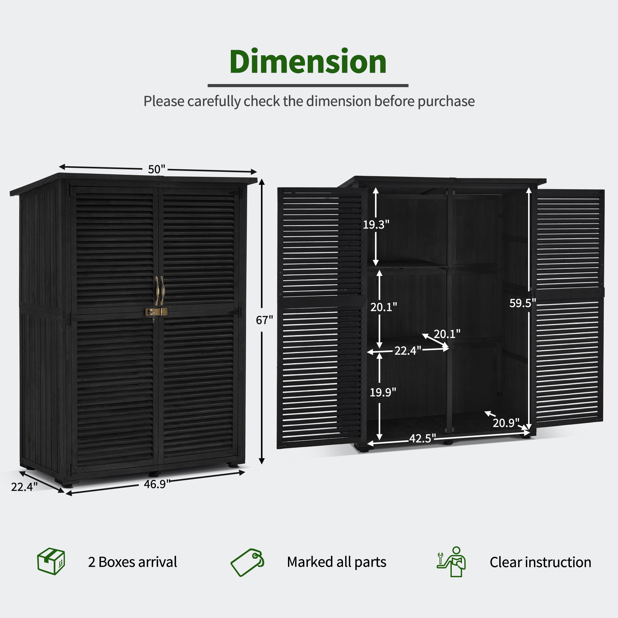 Outdoor Storage Cabinet, 0709|0808|1900