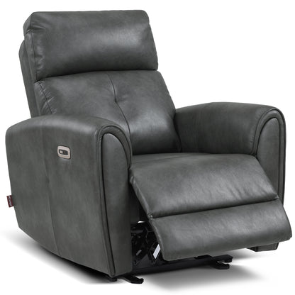 Zero Wall Hugger Recliners Chair for small space, Faux Leather PR699