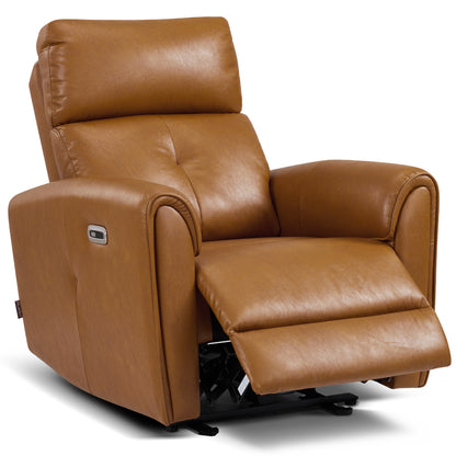 Zero Wall Hugger Recliners Chair for small space, Faux Leather PR699