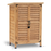 MCombo Outdoor Wood Storage Cabinet, Small Size Garden Wooden Tool Shed with Double doors, Outside Tools Cabinet for Backyard (24.6”x 18.3”x38.2”) 0985