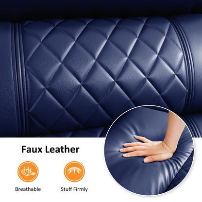 Power Reclining Sofa, Home Theater Seating, Faux leather HTS564